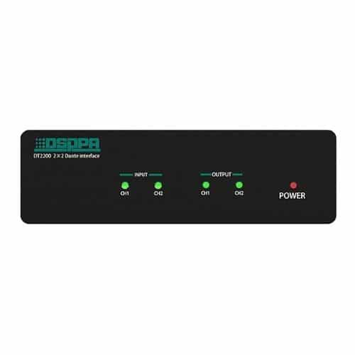 DSPPA DT2200 IP-Based Dante Audio Terminal - Image 2
